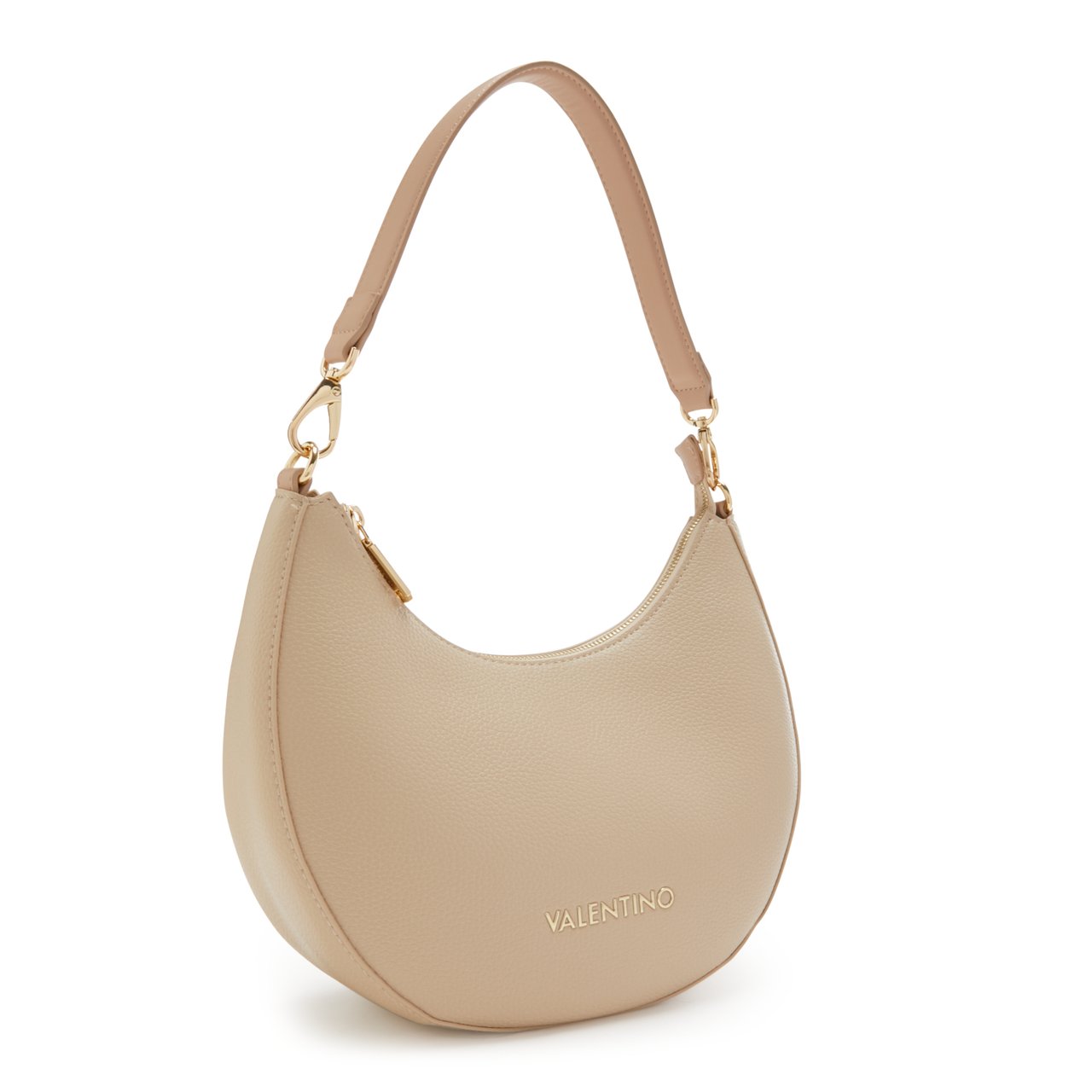 Valentino Alexia Kunstleer Schoudertas Beige