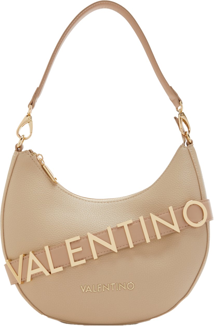Valentino Alexia Kunstleer Schoudertas Beige