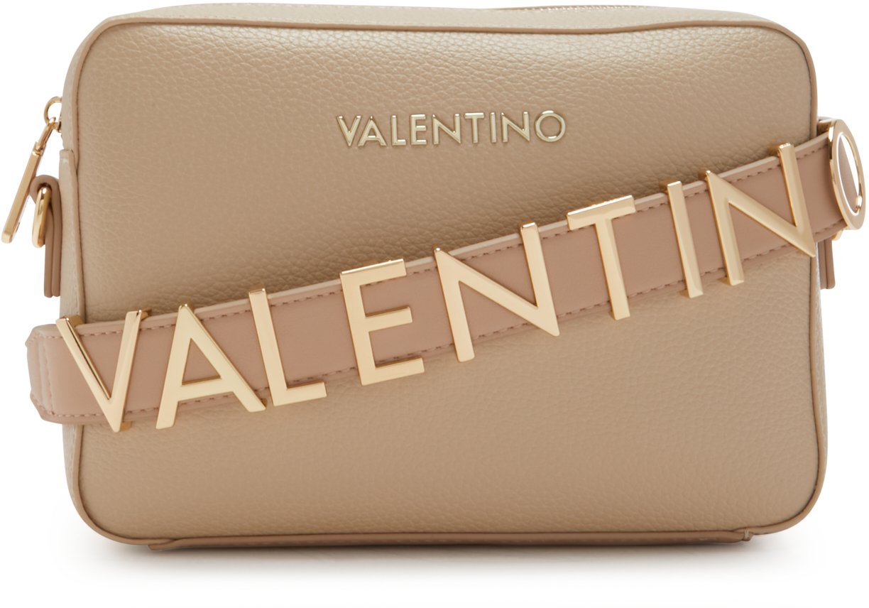 Valentino Alexia Kunstleer Crossbody Tas Beige