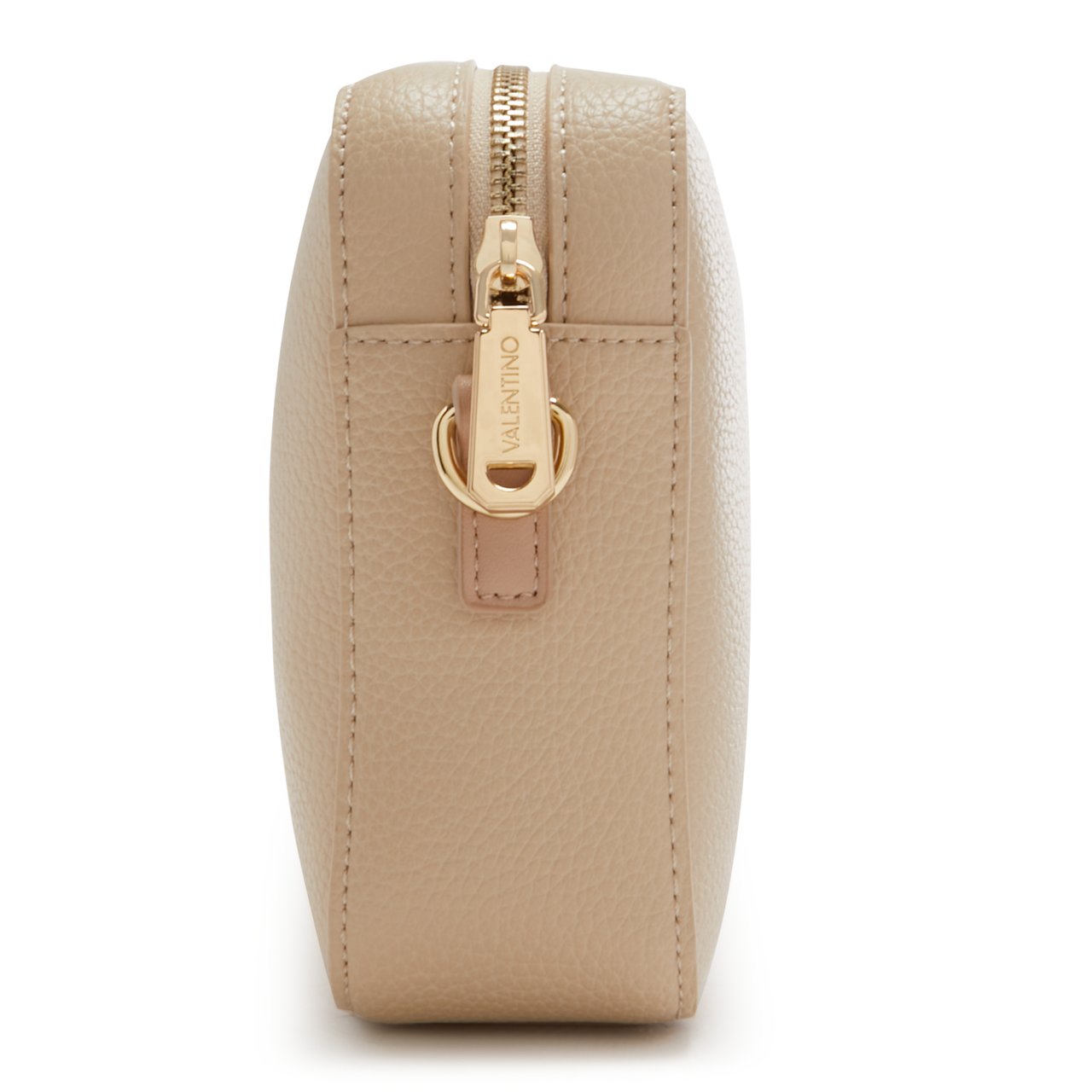 Valentino Alexia Kunstleer Crossbody Tas Beige
