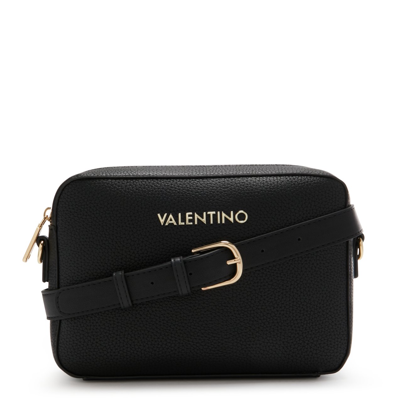 Valentino Alexia Kunstleer Crossbody Tas Zwart