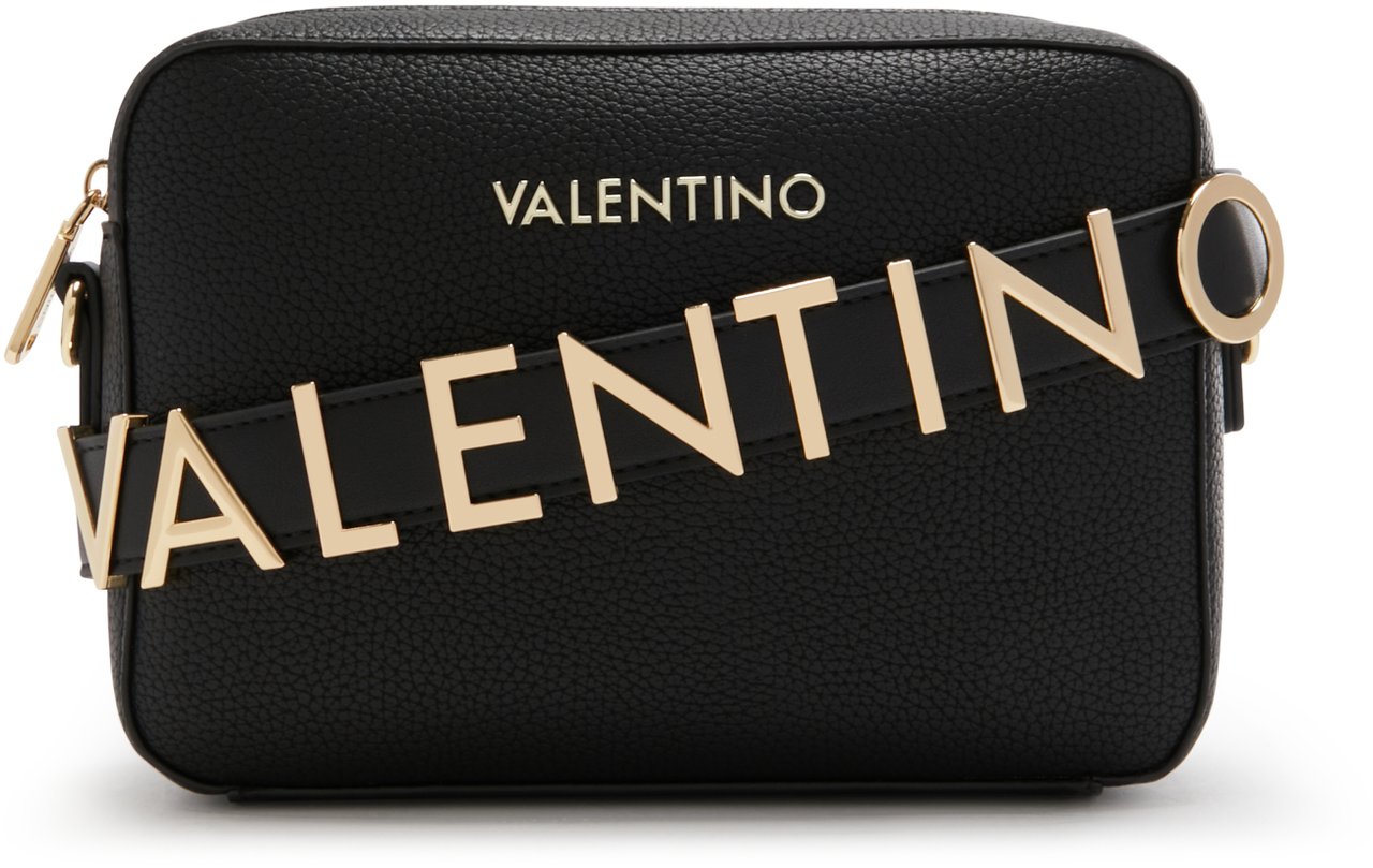 Valentino Alexia Kunstleer Crossbody Tas Zwart