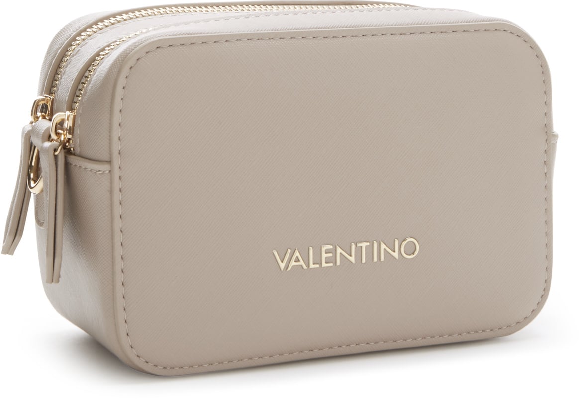 Valentino Zero Re Kunstleer Crossbody Tas Beige