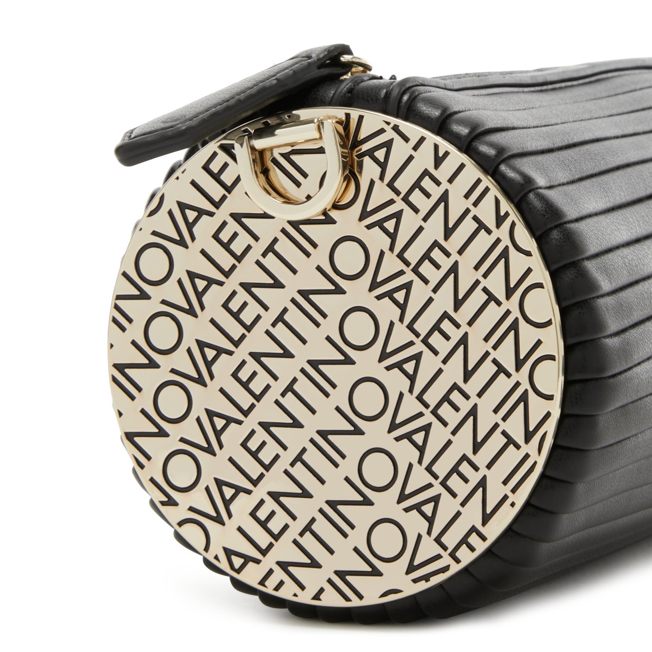 Valentino FPinkn Kunstleer Crossbody Tas Zwart