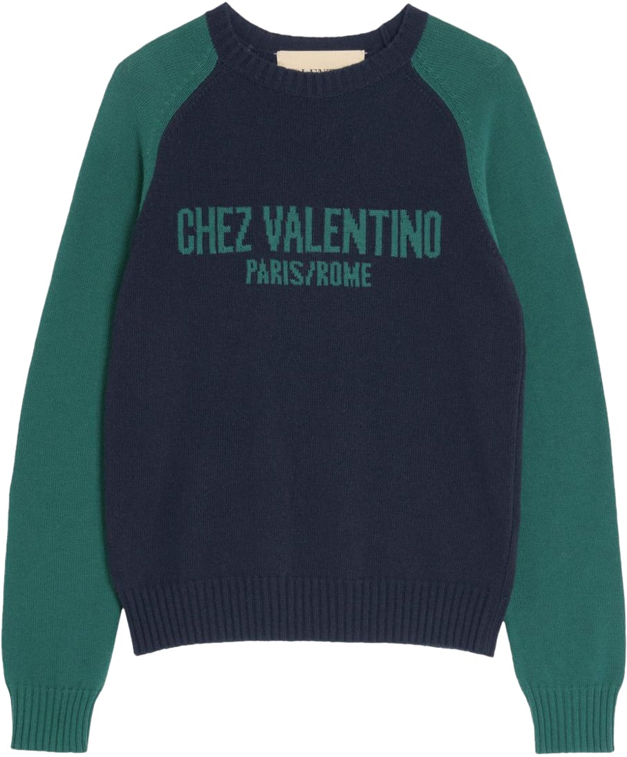 Valentino Sweaters Blue Blauw