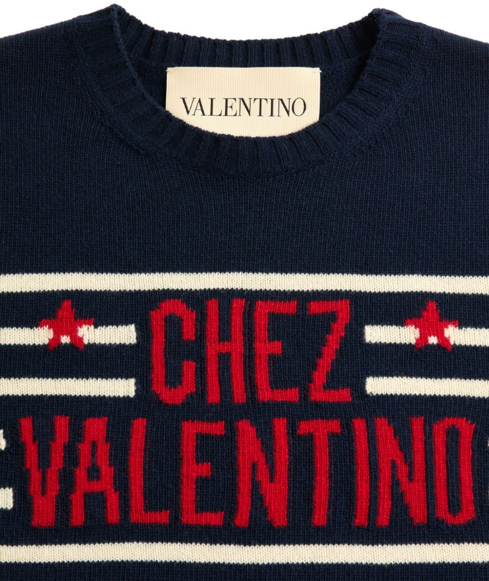 Valentino Sweaters Blue Blauw