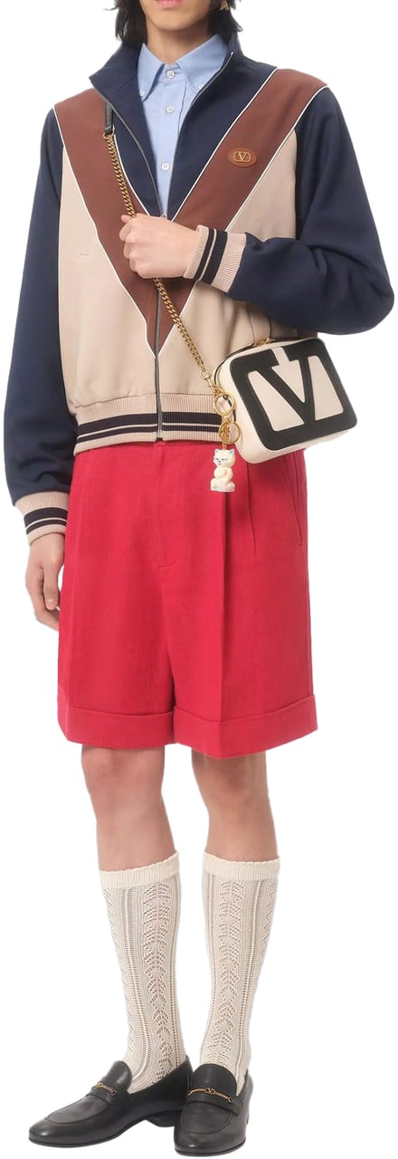 Valentino Vlogo Signature Navy Dessin Blauw