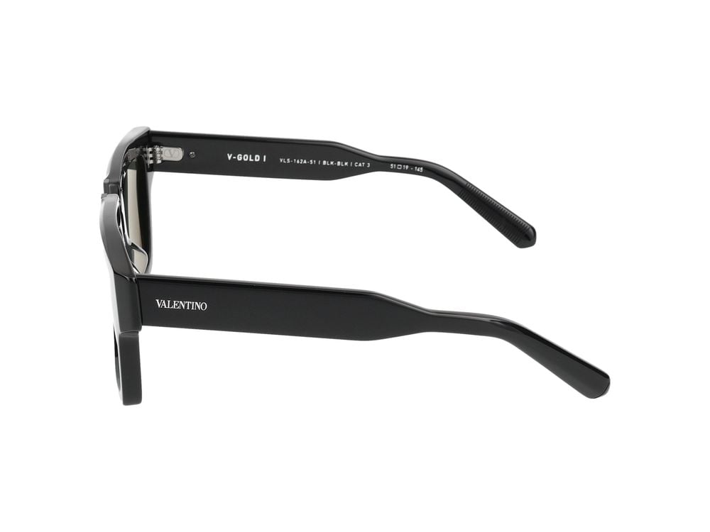 Valentino Sunglasses Valentino VLS-162A-51_V - GOLD - I BLK - BLK 51/19/145 Grijs