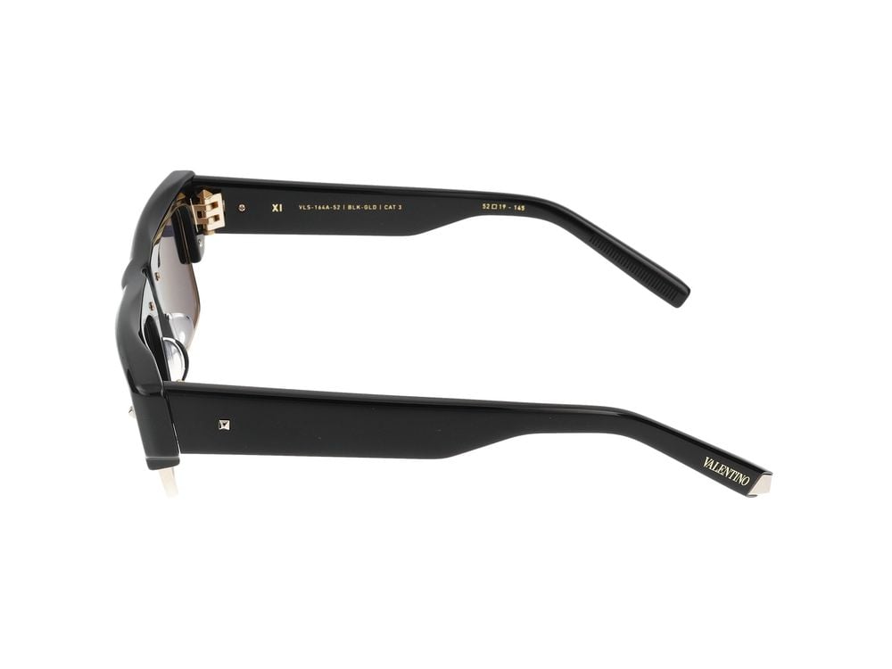 Valentino Sunglasses Valentino VLS-164A-52_XI BLK - GLD 52/19/145 Grijs