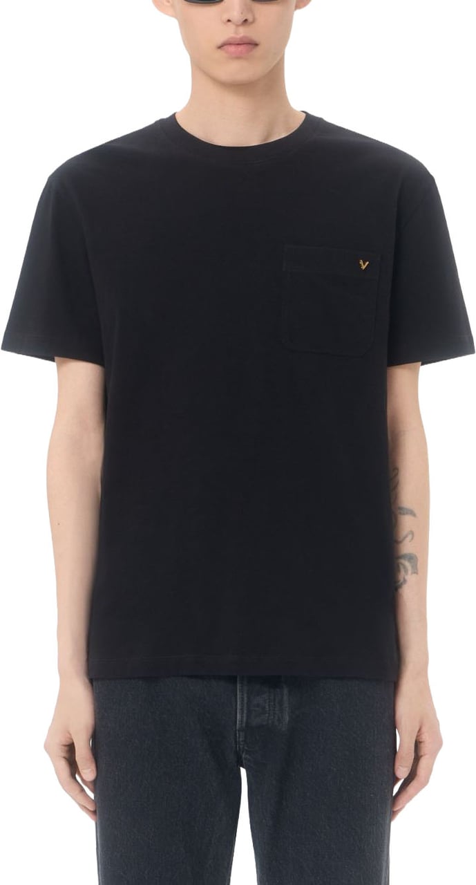 Valentino T-Shirts And Polos Black Zwart