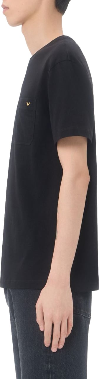 Valentino T-Shirts And Polos Black Zwart