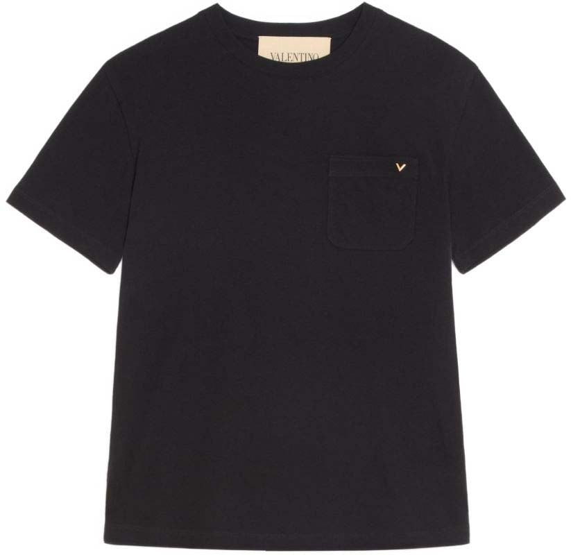 Valentino T-Shirts And Polos Black Zwart