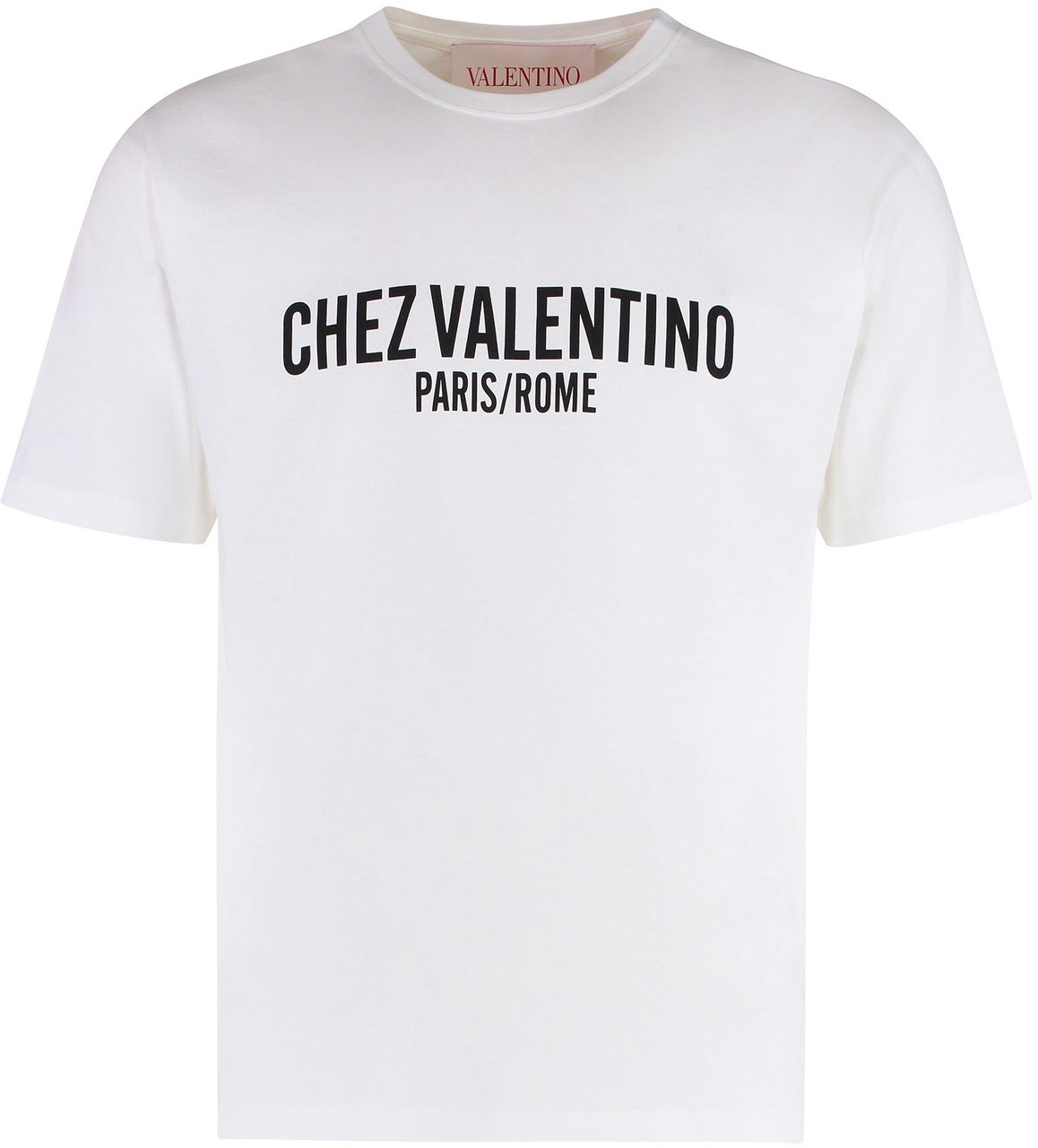 Valentino Cotton crew-neck T-shirt Neutraal