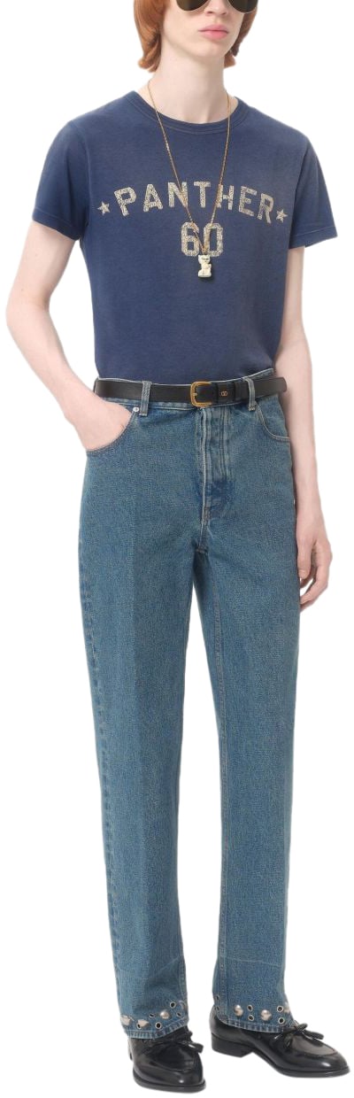 Valentino T-Shirts And Polos Blue Blauw