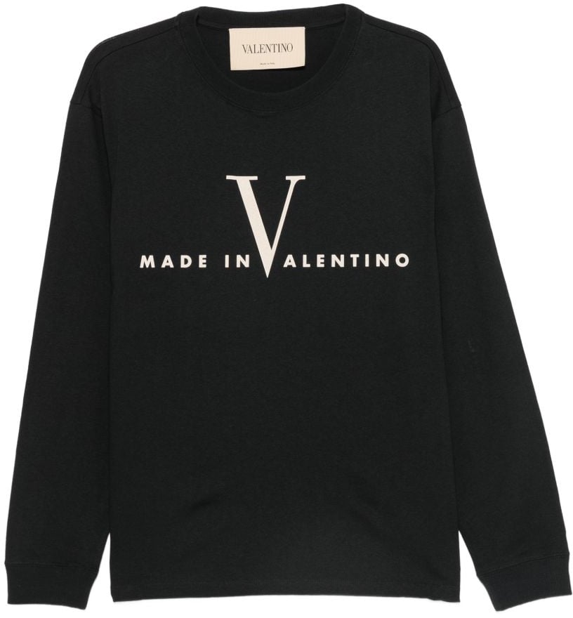 Valentino T-Shirts And Polos Black Zwart