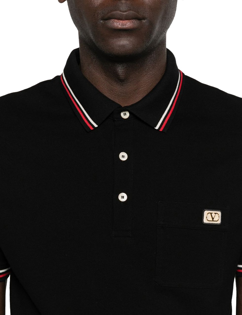 Valentino T-Shirts And Polos Black Zwart