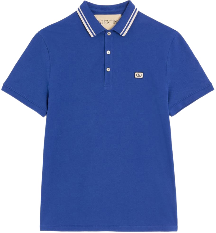 Valentino T-Shirts And Polos Blue Blauw