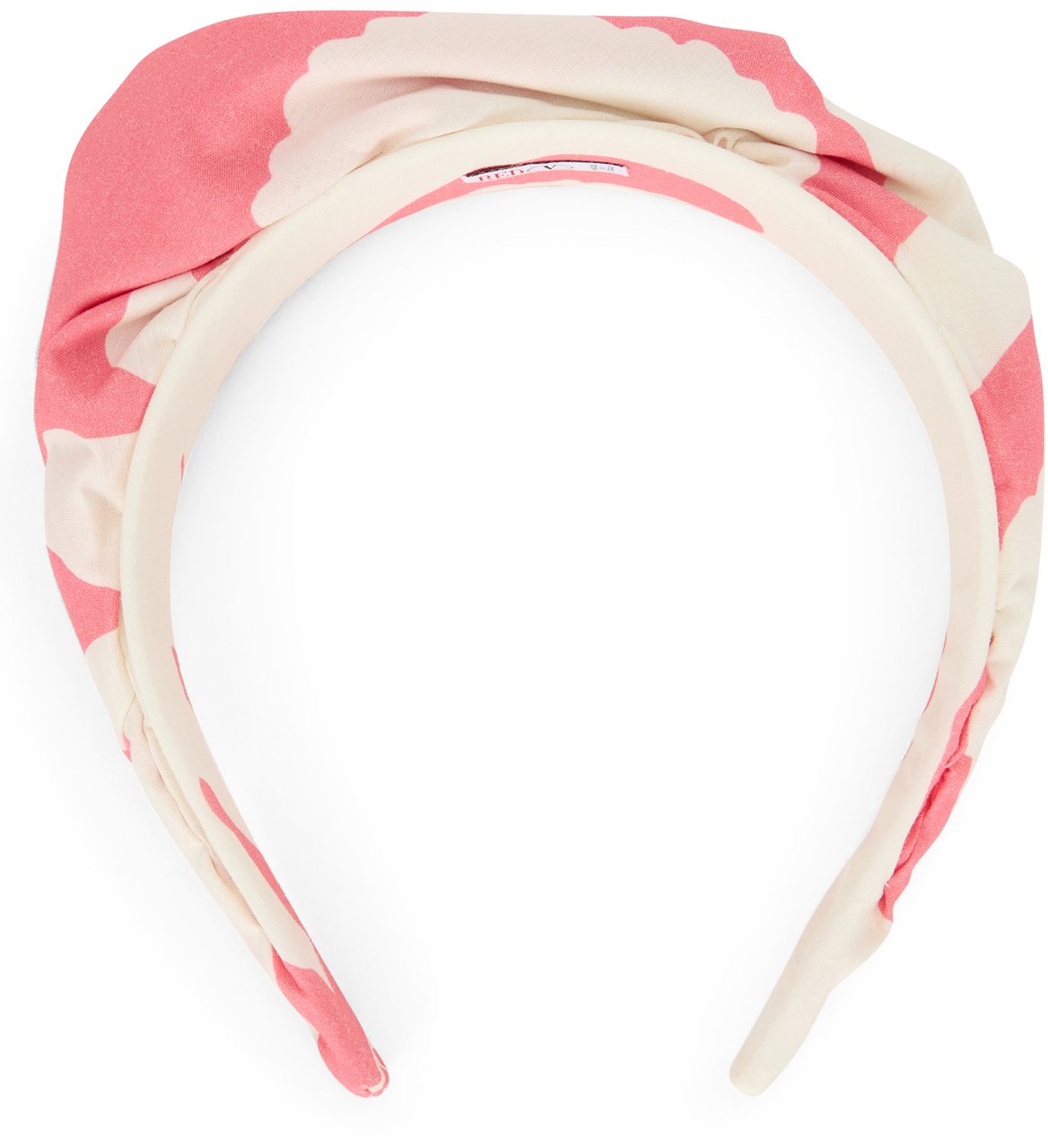 Valentino Elegant white cream and pink headband for any occasion Roze