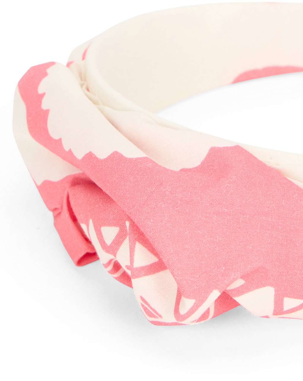 Valentino Elegant white cream and pink headband for any occasion Roze