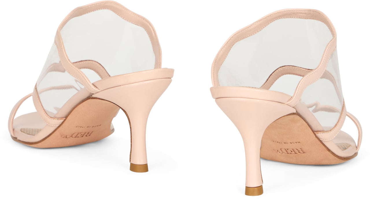 Valentino Elegant pink sandals with medium heel Roze