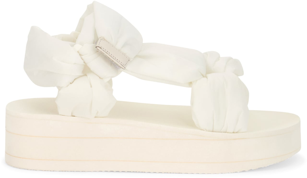Valentino Elegant sandals in cream white minimalistic color for any occasion Neutraal