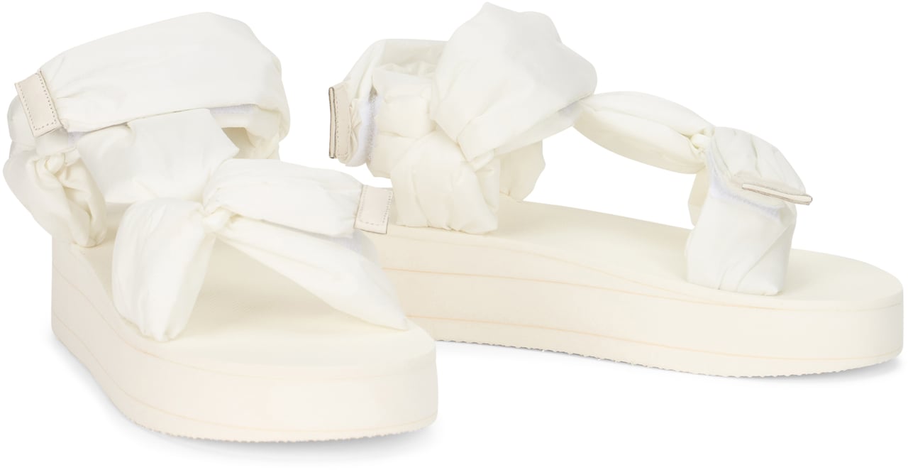 Valentino Elegant sandals in cream white minimalistic color for any occasion Neutraal