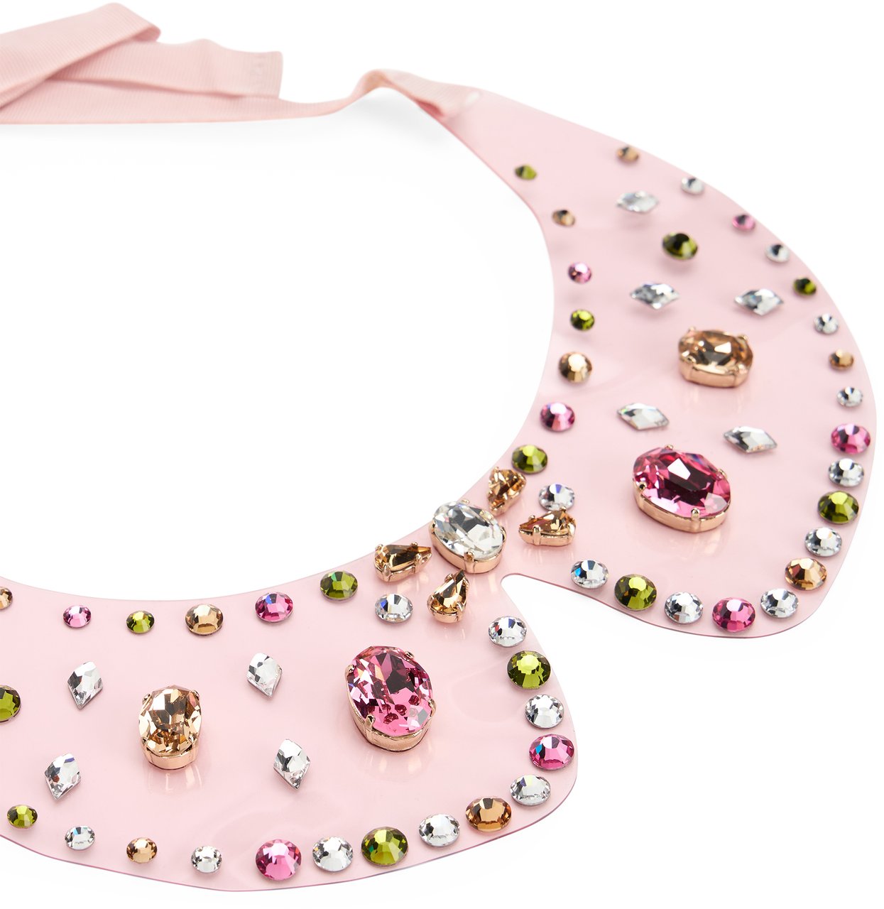 Valentino Pink necklace with colorful stones with an elegant and versatile design Roze