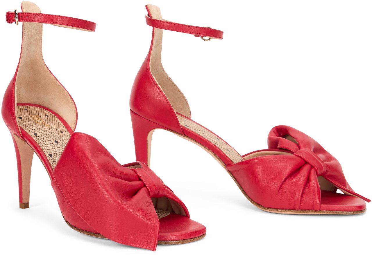 Valentino Elegant heeled sandals Rood