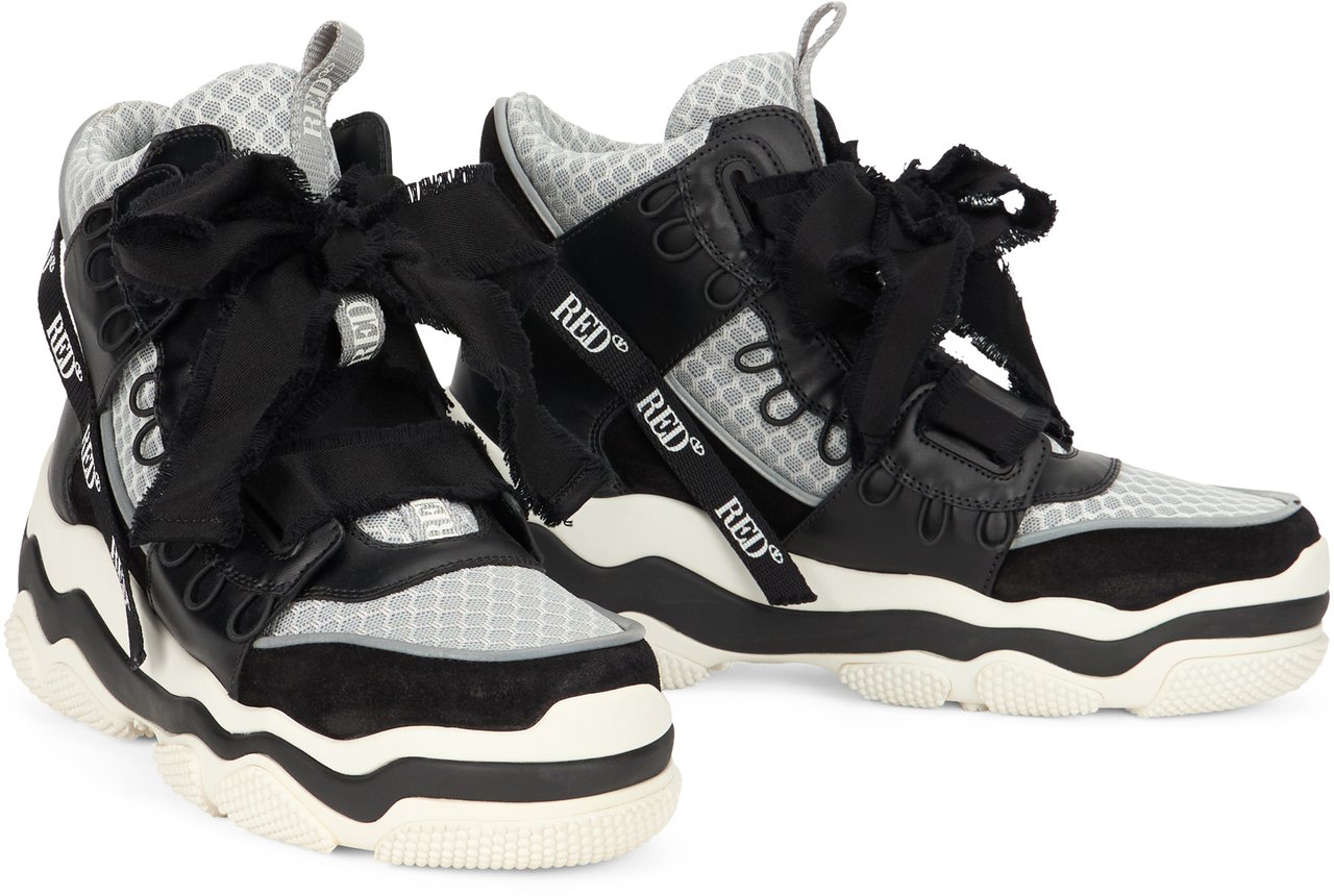 Valentino High sneaker with trendy design Zwart