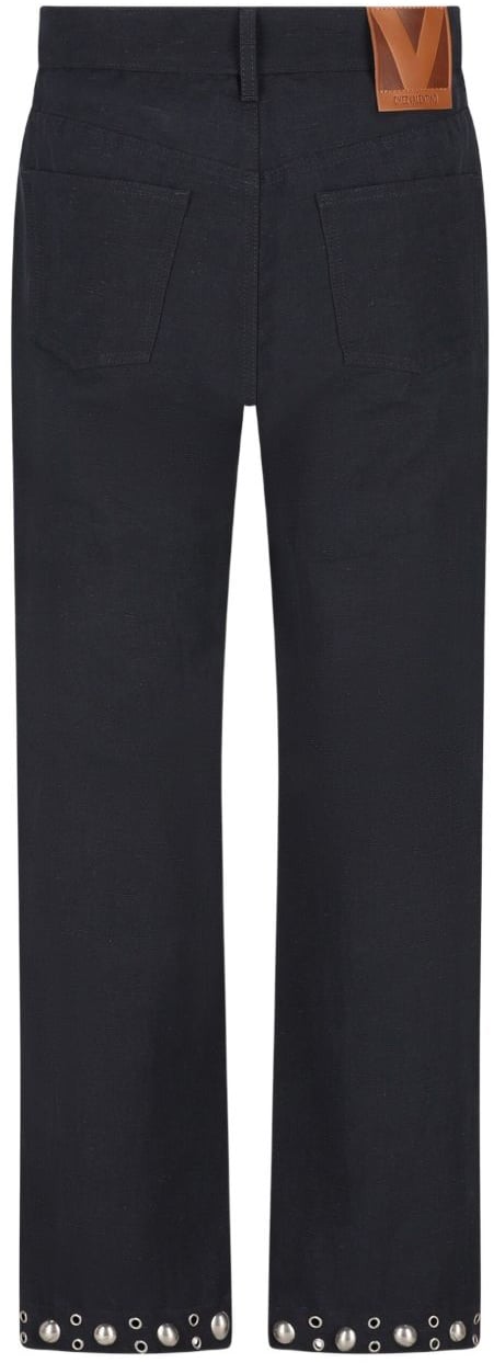 Valentino Trousers Blue Blauw