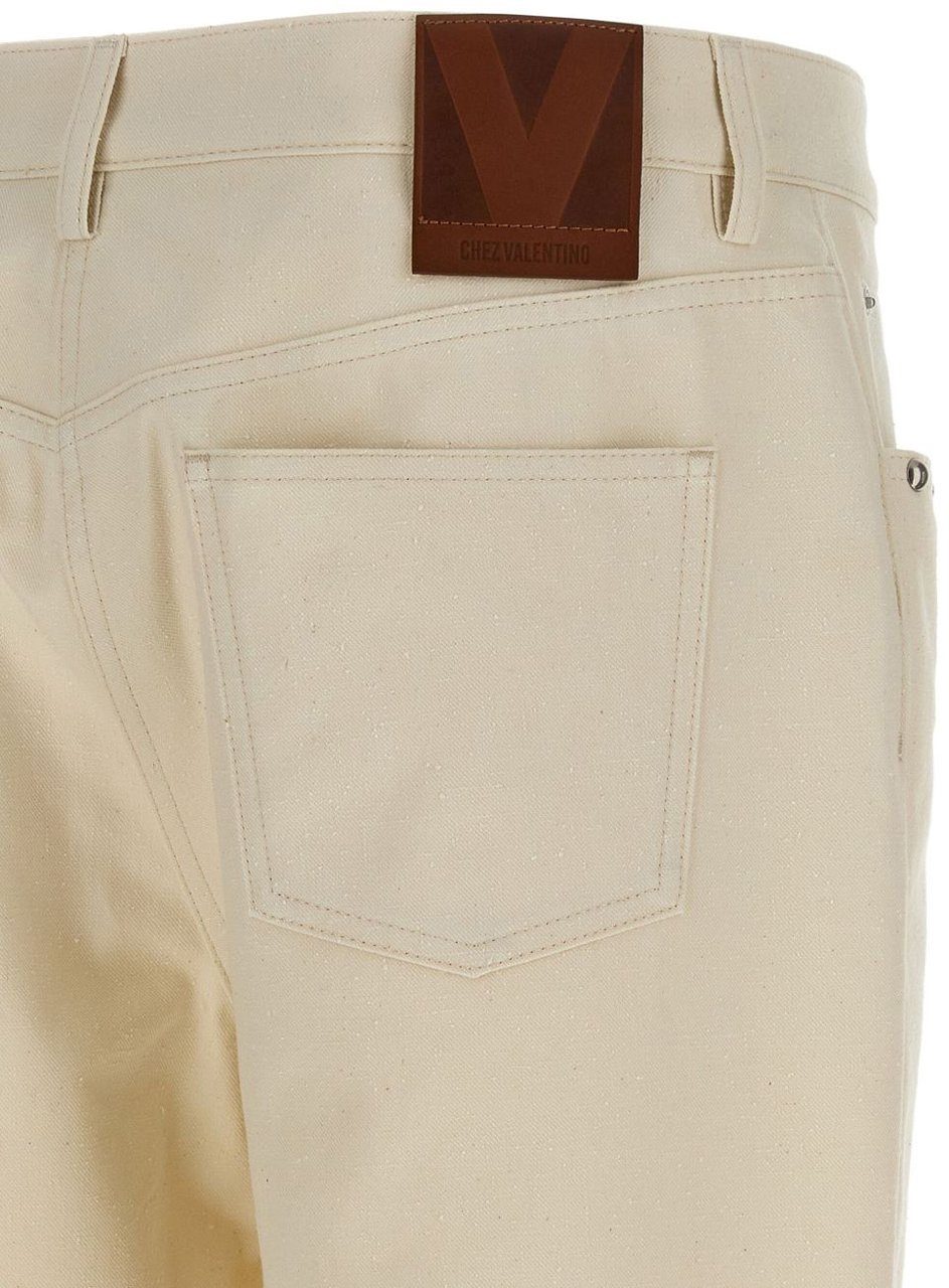 Valentino Trousers White Wit