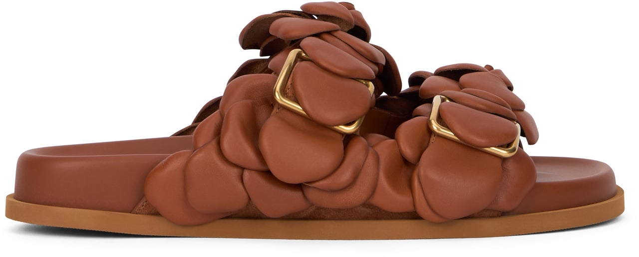 Valentino Leather slides Bruin