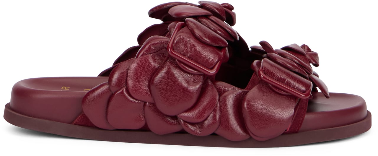 Valentino Leather slides Rood