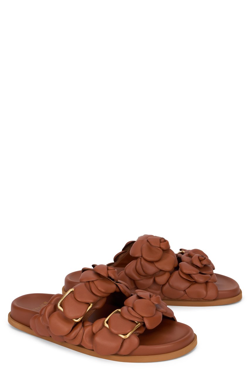 Valentino Leather slides Bruin