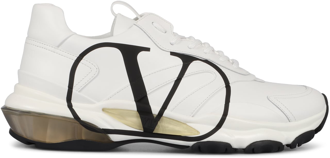 Valentino Valentino Garavani - Leather sneakers Zwart