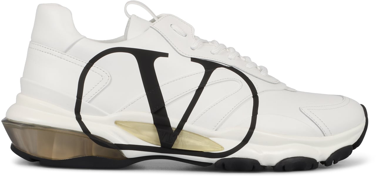 Valentino Valentino Garavani - Leather sneakers Zwart