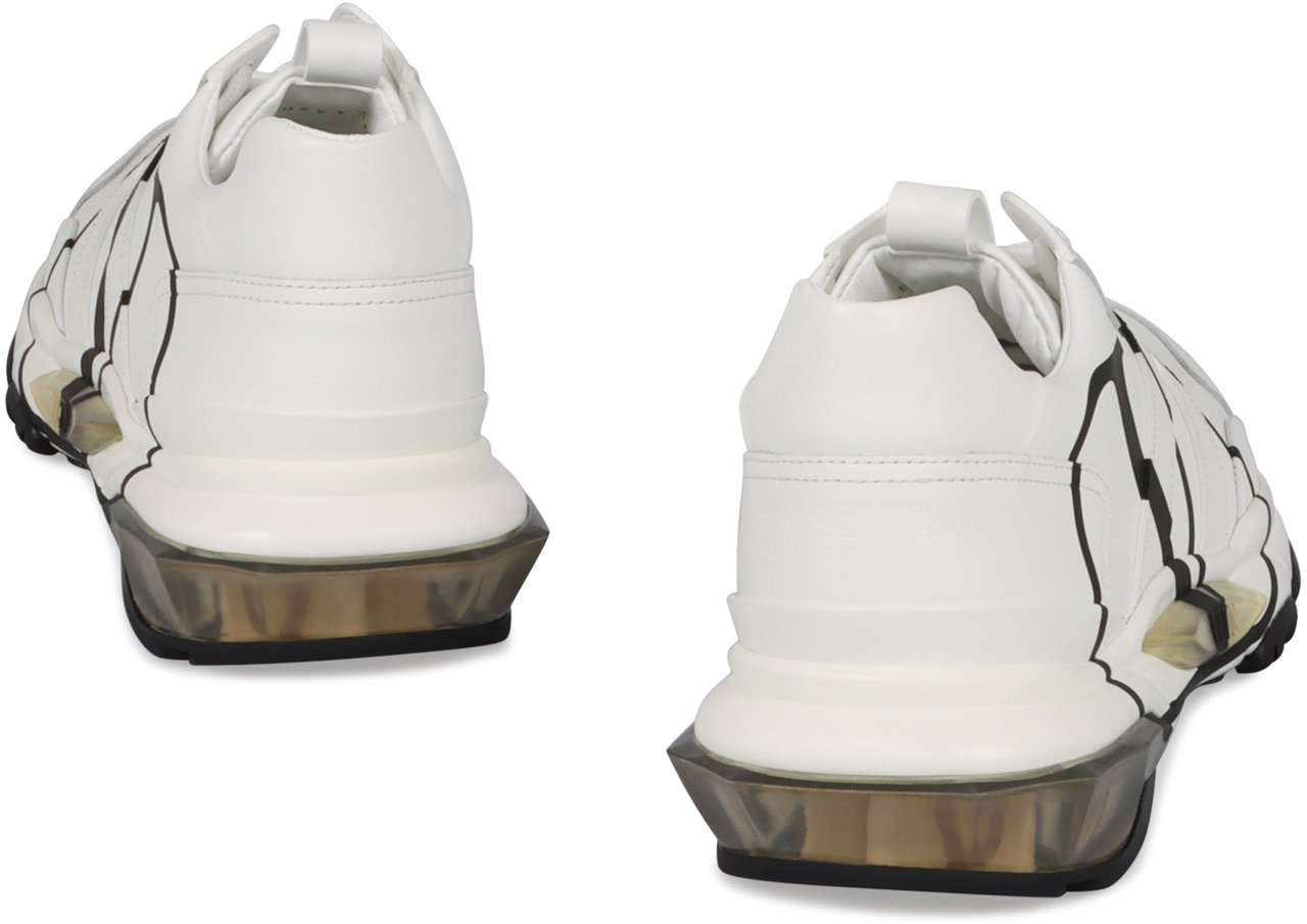 Valentino Valentino Garavani - Leather sneakers Zwart