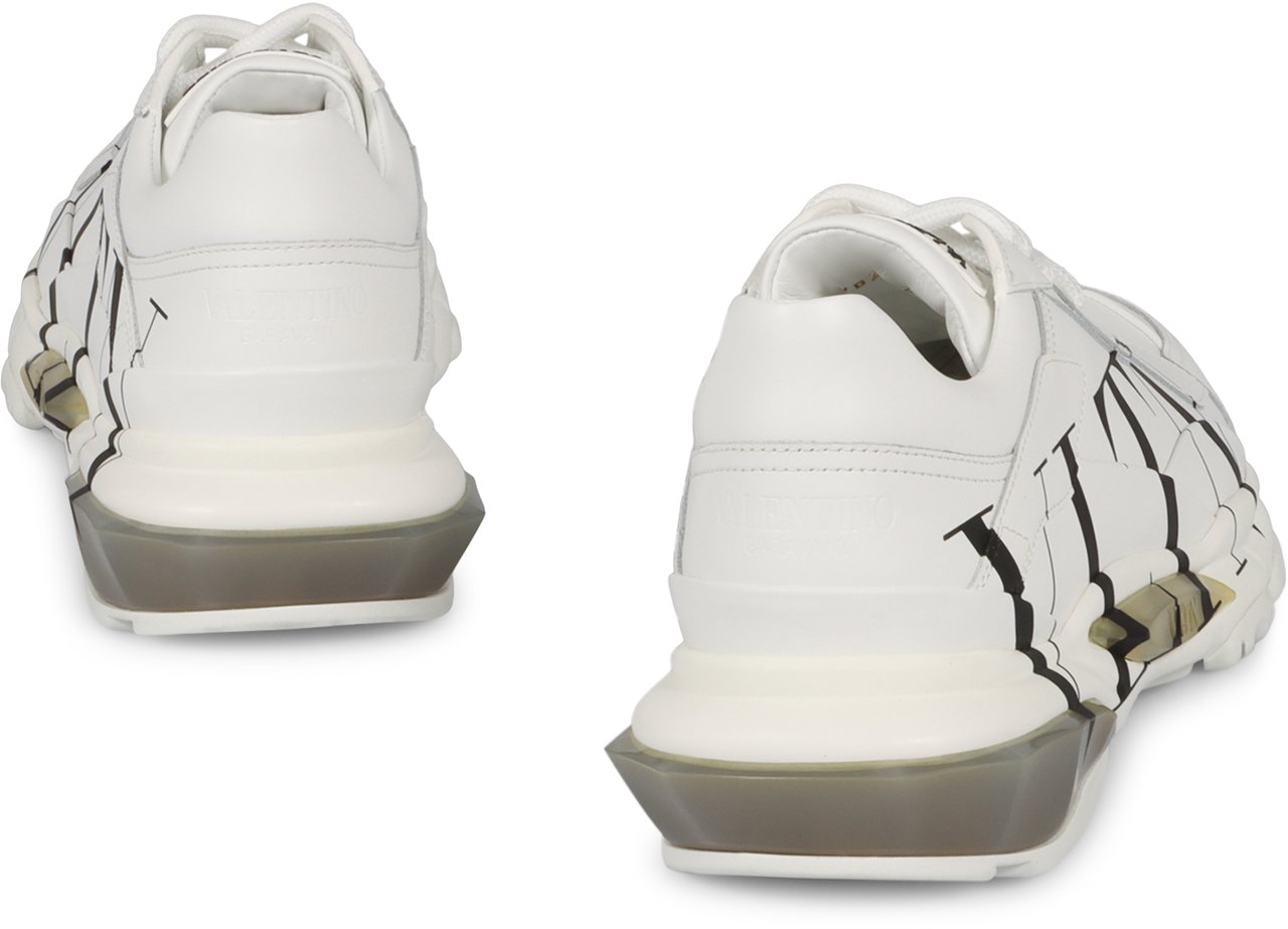 Valentino Valentino Garavani - Leather sneakers Zwart