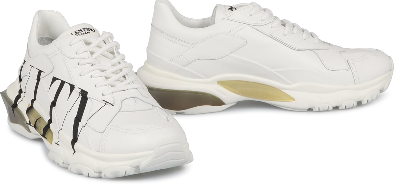 Valentino Valentino Garavani - Leather sneakers Zwart