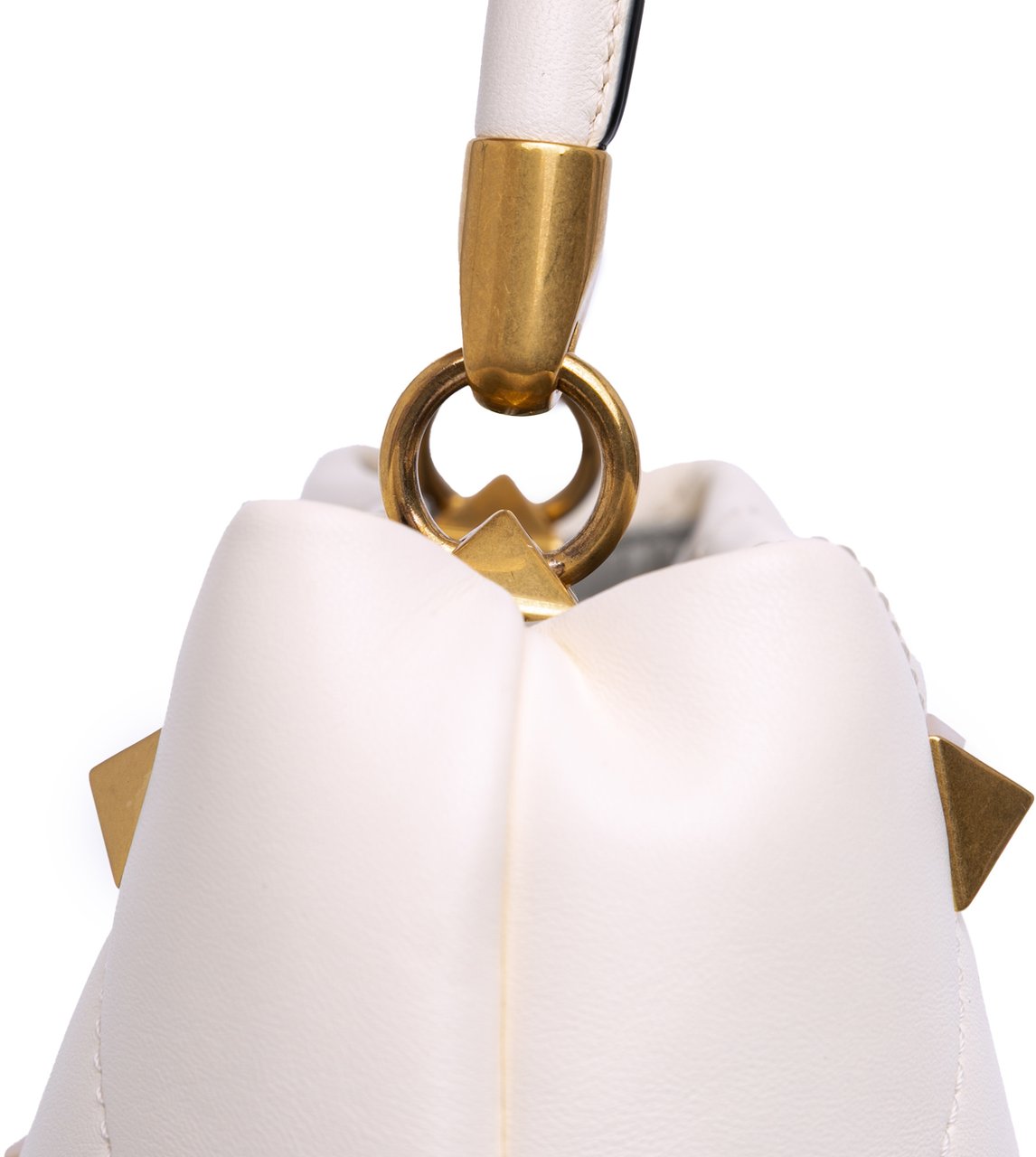 Valentino Small Nappa Roman Stud The Handle Bag Wit
