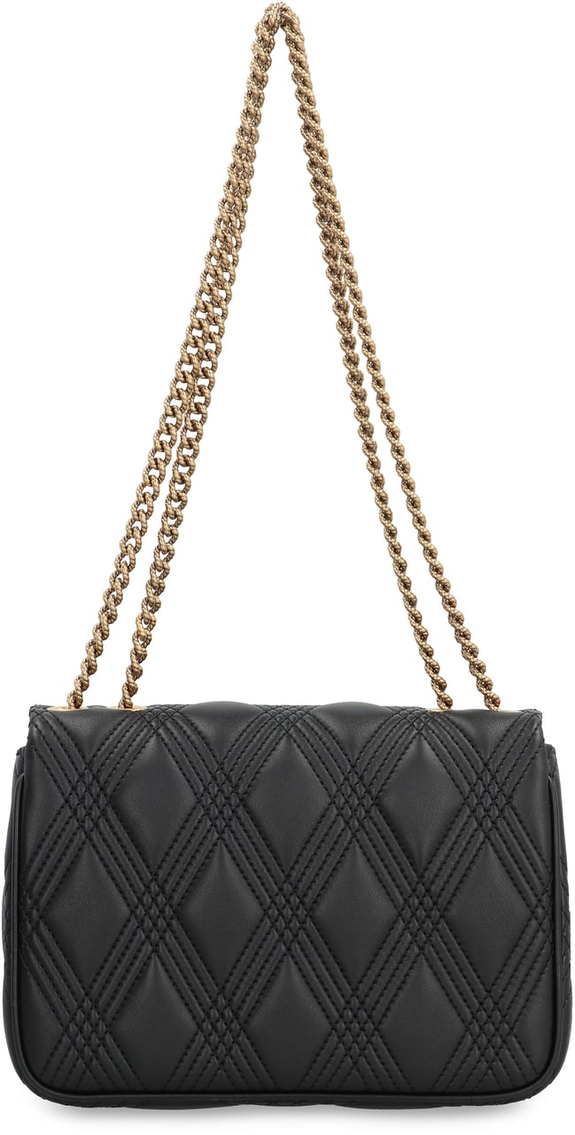 Valentino Quiltie 67 leather shoulder bag Zwart