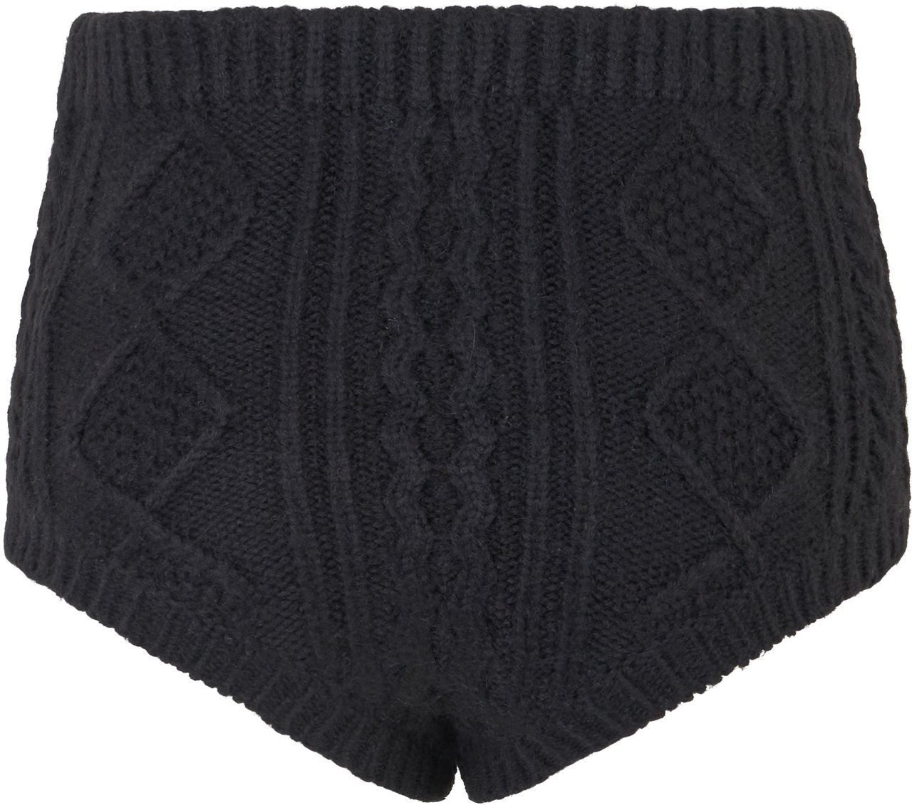 Valentino Micro shorts in black mesh with a versatile and comfortable design. Zwart