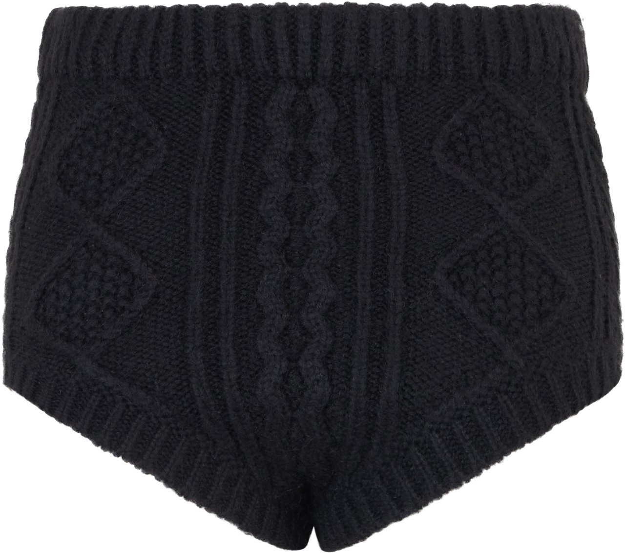 Valentino Micro shorts in black mesh with a versatile and comfortable design. Zwart