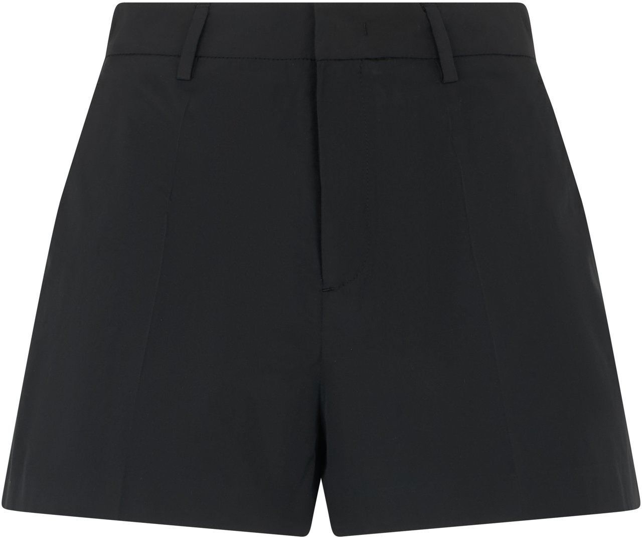 Valentino Elegant black shorts high waist with versatile design. Zwart