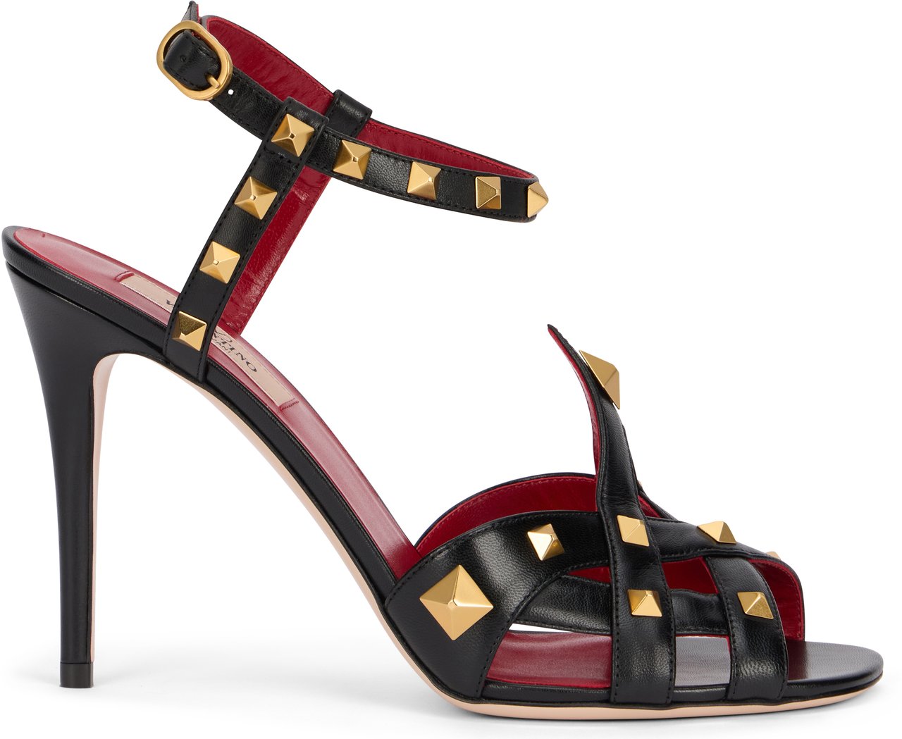 Valentino Sandals with studs Zwart