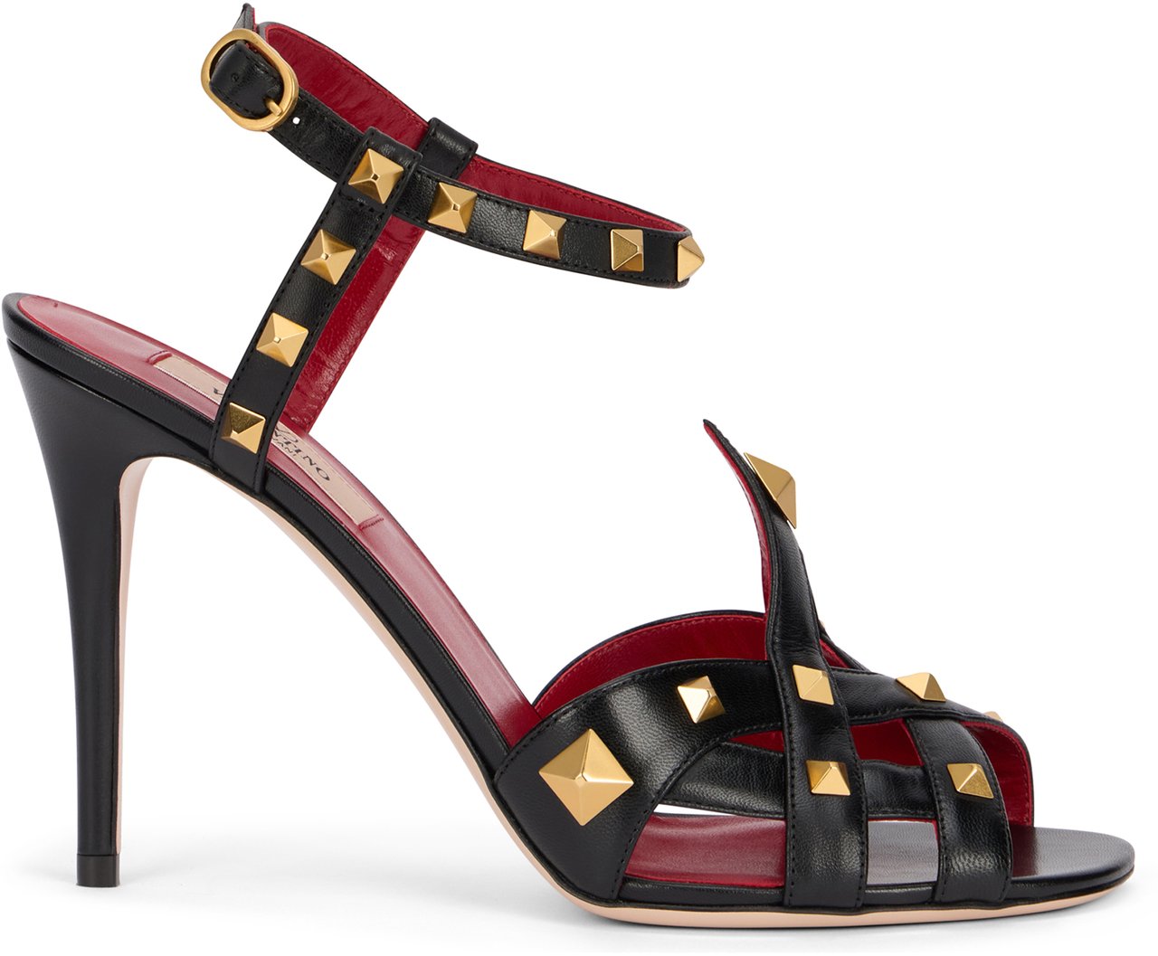Valentino Sandals with studs Zwart