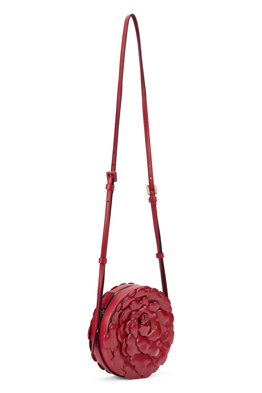 Valentino Red elegant round shoulder bag Rood