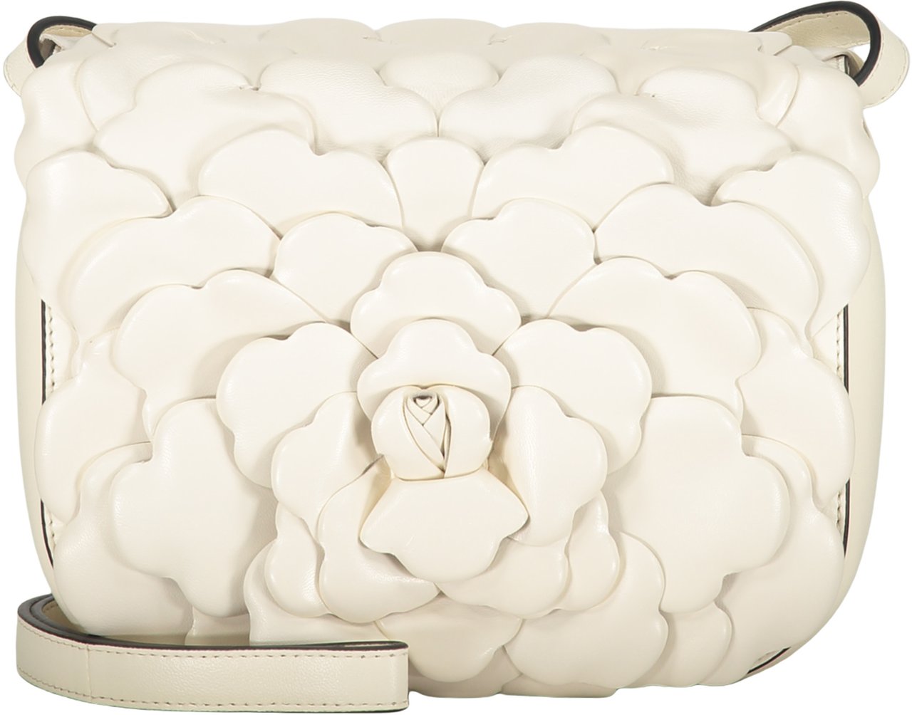 Valentino Elegant shoulder bag in leather Neutraal