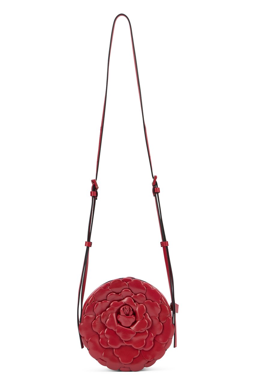 Valentino Red elegant round shoulder bag Rood
