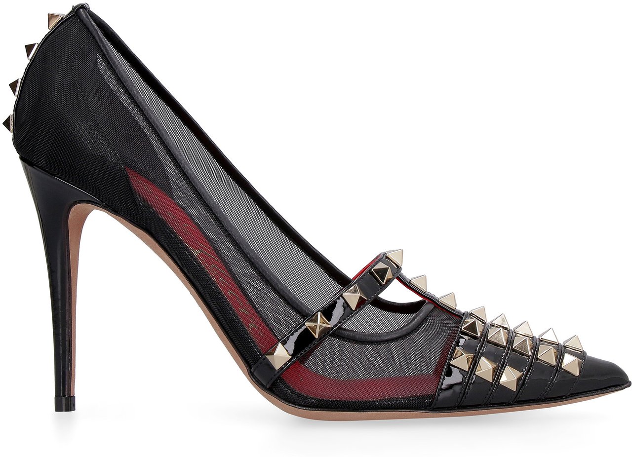 Valentino Pointy-toe pumps Zwart